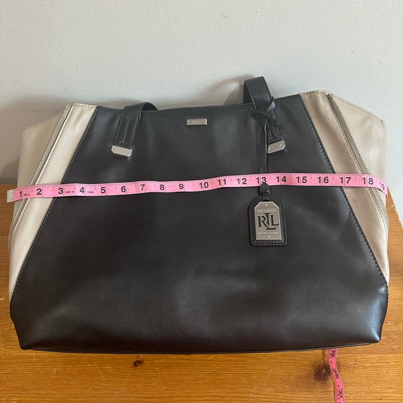 Lauren Ralph Lauren Gradwell Tote and Shoulder Bag - Picture 10 of 14